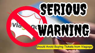 Viagogo  Tickets  Warning  Scam [upl. by Atilehs]