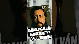 MANOLO GALVÁN NACIMIENTO Y APEGO A LA MÚSICA [upl. by Okin]