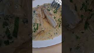 Slicing Creamy Chicken Breast [upl. by Sihon]