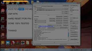 VIVO Y21A FRP V2149 PIN  PATTERN  FRP UMT MTK [upl. by Niki]
