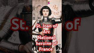 St Joan of Arc Patron saint of France and soldiers catholicsaint history joanofarc saint [upl. by Kciredes]