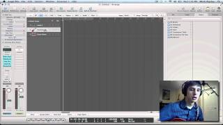 Logic Pro 9 Tutorial  Direct Input DI Electric Guitar [upl. by Adhamh]