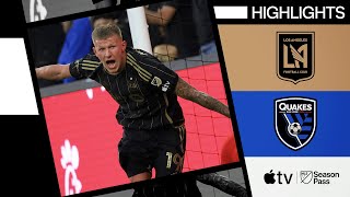 Los Angeles Football Club vs San Jose Earthquakes  LAFC 6Goal Barrage  Full Match Highlights [upl. by Tirrej468]