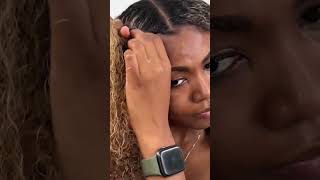 Cornrow Braid with me Quick Tutorial [upl. by Aniale523]