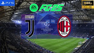 FC 25  Juventus vs Milan  Champions League Final Like 2003  PS5 [upl. by Limay]