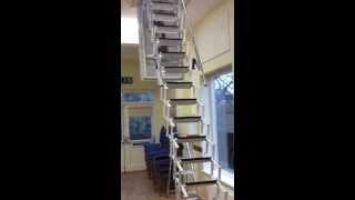 Electric Loft Ladder With Remote Control A F Staircases [upl. by Iaverne335]