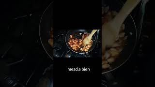 Pollo en salsa Bbq CapCut CapCuteConAmor comida recetas [upl. by Asek]