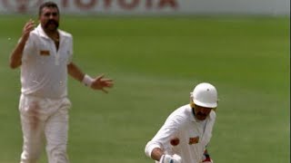 Graham Gooch Out Handling the Ball 1993 First Test at Old Trafford [upl. by Odnanref466]