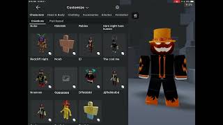 HOW TO MAKE A HALLOWEEN PUMPKIN AVATAR Roblox [upl. by Akilat759]