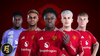 Manchester United Facepack 202425  PES 2021 amp FL24 [upl. by Leoine94]