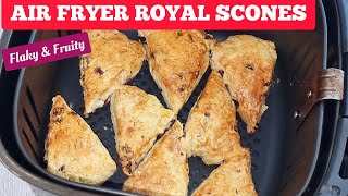 BEST EVER AIR FRYER FRUIT SCONES HOW TO MAKE HOMEMADE SCONES FROM SCRATCH [upl. by Orutra]