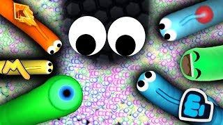 SLITHERIO MODS ALL YOUTUBER SKINS MasterOvKwebbelkopJellyPewdiepieJacksepticeyeArcadeGo [upl. by Feirahs]