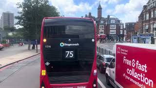 London bus ride 🇬🇧 route 185 from Lewisham Station to Victoria Station pls Subscribe amp Like 👍 [upl. by Pansir]