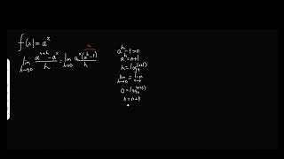 Üstel Fonksiyonun Türevi İspatı [upl. by Zwiebel]