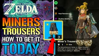 Zelda Tears Of The Kingdom quotMiner Trousersquot Location Guide How To Get This Today [upl. by Aidyl]