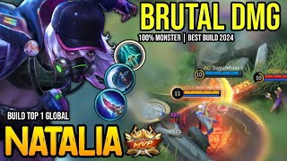 NATALIA BEST BUILD 2024  BUILD TOP GLOBAL NATALIA GAMEPLAY  MOBILE LEGENDS✓ [upl. by Yort]