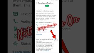 WhatsApp hacking security enable  how to whatsApp security enable shorts youtube short vrile [upl. by Adyl]