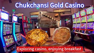 Exploring Chukchansi Gold Casino and eating breakfast [upl. by Enahs510]