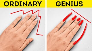 Ordinary VS Genius Hacks amp Crafts for Students 📚✨DIY Cardboard Crafts and Art Tricks [upl. by Irik297]