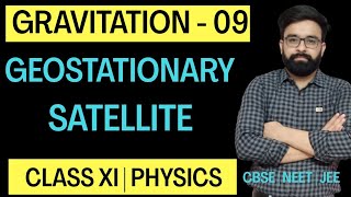 Geostationary Satellite  Class 11th Physics  Gravitation [upl. by Dulci]