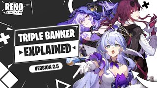 Triple Banner Full ExplanationHSR Version 25 Kafka Robin and Black Swam RerunHonkai Star rail [upl. by Molli]