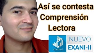 Comprensión Lectora POEMA REAL LECTURAS DE EXAMEN  NUEVO EXANI II [upl. by Kristofer]