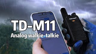 TIDRADIO TDM11 Ultralight and portable easy to program outdoors [upl. by Darice]