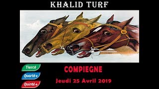 Pronostic Tiercé Quarté Quinté 25 Avril à Compiègne  Prix Gaston Branère [upl. by Tailor]