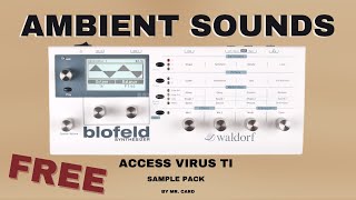 Waldorf Blofeld  Ambient Sounds Sample Pack FREE [upl. by Halueb654]