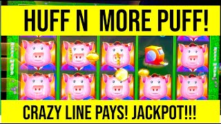 HUFF N MORE PUFF SLOT JACKPOT HUGE LINEPAYS [upl. by Jadwiga752]