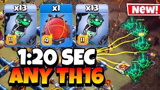 Effortless 3 Stars TH16 LAVALOON Attack Strategy  TH16 LavaLoon  Best TH16 Attack Strategy🔥 [upl. by Woll]