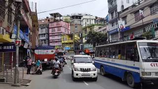 Streets of Aizawl City on Sunday raw sound phonecam [upl. by Mohandis]