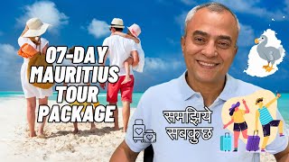 Mauritius 07Day Tour Package From India StepbyStep [upl. by Deering714]