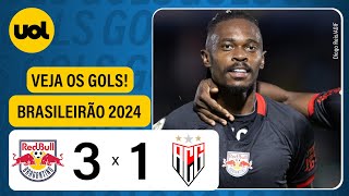 BRAGANTINO 3 X 1 ATLÉTICOGO  CAMPEONATO BRASILEIRO 2024 VEJA OS GOLS [upl. by Atile]