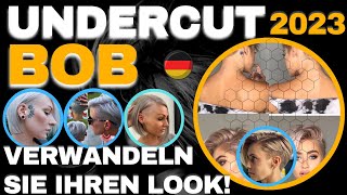 Undercut Frauen Bob  Inspirierende Styles und Ideen [upl. by Beberg324]