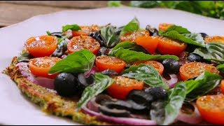 PIZZA CON MASA DE BRÓCOLI  MANOS A LA OBRA [upl. by Travax]