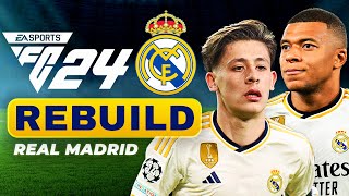 EA FC 24 REAL MADRID REBUILD  ARDA GÜLER NELER YAPACAK  KARİYER MODU [upl. by Akilat]