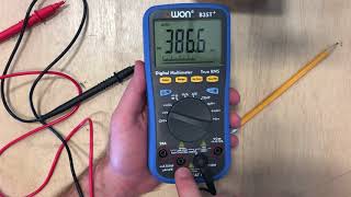 Basic Electrical  How to use the Owon Multimeter [upl. by Schrick]