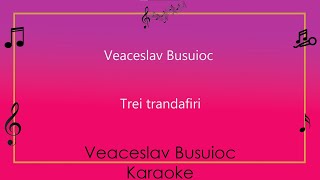 Veaceslav Busuioc  Trei Trandafiri Karaoke [upl. by Aicia]