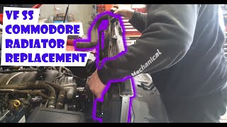 How to replace a Holden VF VE Commodore SS radiator [upl. by Asiuol]