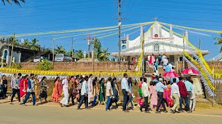 EUCHARISTIC PROCESSION  Confraternity Sunday  St Thomas the Apostle Church Nirkan  10112024 [upl. by Stilla604]