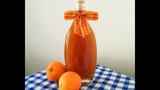 RICETTA  quotArancelloquot buonissimo liquore allarancia [upl. by Kirt]