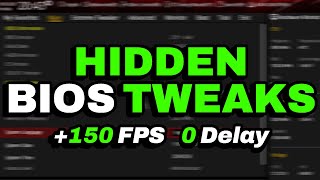 Hidden BIOS Tweaks That INSTANTLY Boost Gaming Performance 🔥 [upl. by Rutherfurd908]