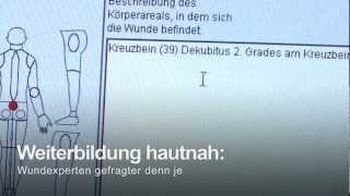 Weiterbildung hautnah Wundexperten gefragter denn je [upl. by Siednarb]