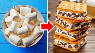 28 YUMMY IDEAS WITH MARSHMALLOW  5Minute Recipes to Impress Your Guests [upl. by Aneg]