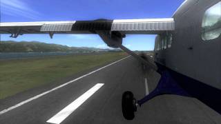 FSX A flight in Kingston Jamaica  720p HD [upl. by Hoye992]