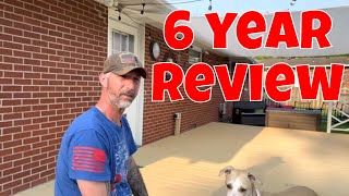 How To Paint A Deck With Behr DeckOver  6 Year REVIEW [upl. by Hanway93]