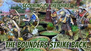 MESBG Narrative Battle Report  Scouring of the Shire  The Bounders strike back [upl. by Burney]