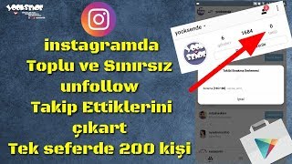 İphoneİos İnstagramdan Unfollow Toplu Takipten ÇıkmaToplu Post Silme [upl. by Ernest789]