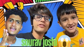 sourav joshi roast 🤦🏻😒😳  funny souravjoshifunny [upl. by Natsyrk]